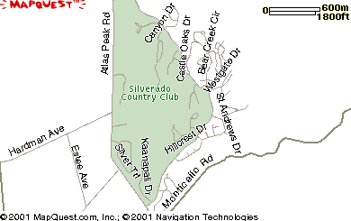 Silverado Country Club Map